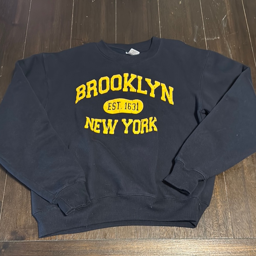 Brooklyn New York Black Sweater